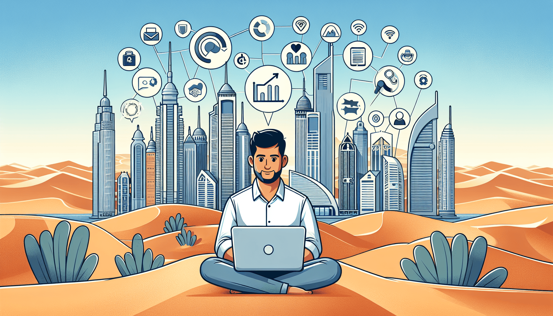 обложка для статьи про SEO Продвижение в Дубае: Стратегии и Важность для Бизнеса