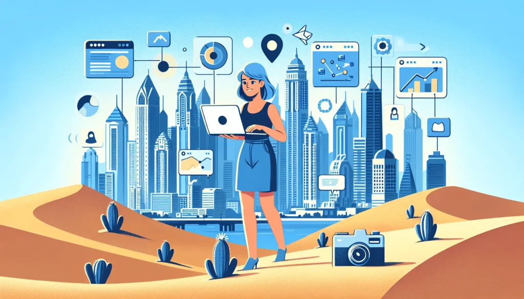 обложка для статьи про Поисковый интент: как привлекать клиентов для бизнеса в Дубае