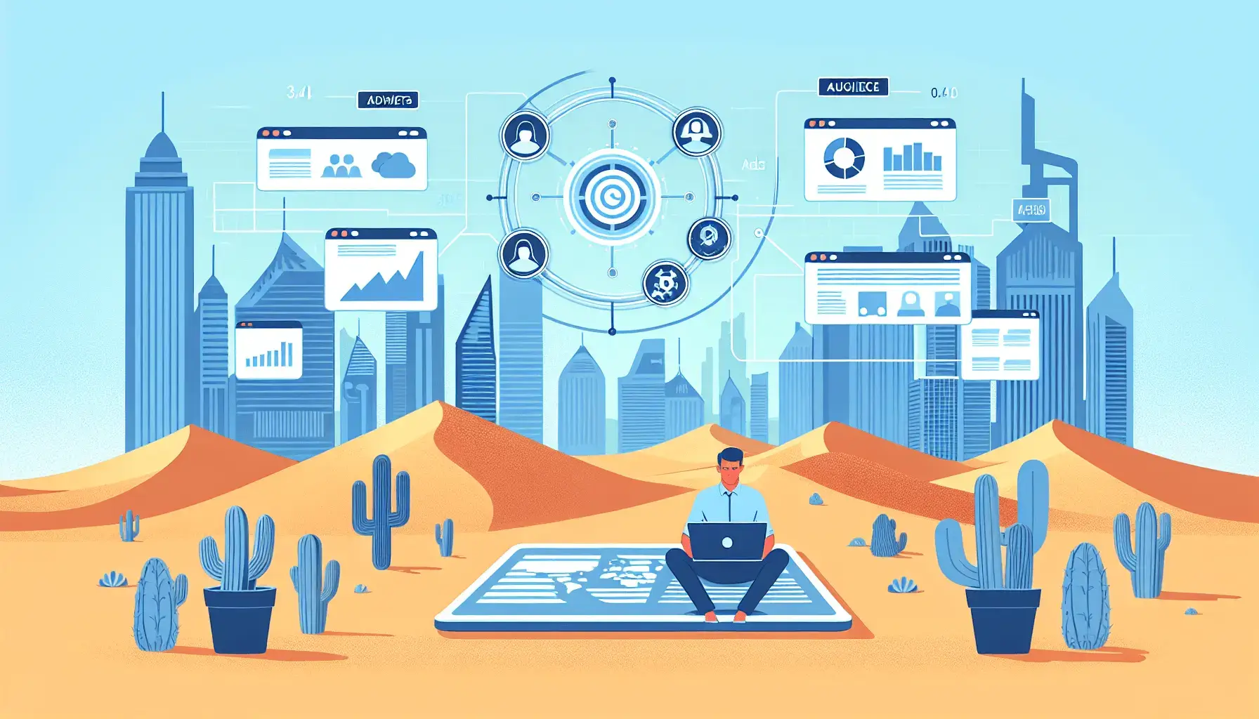 обложка для статьи про Как парикмахерам в Дубае эффективно использовать Instagram-рекламу