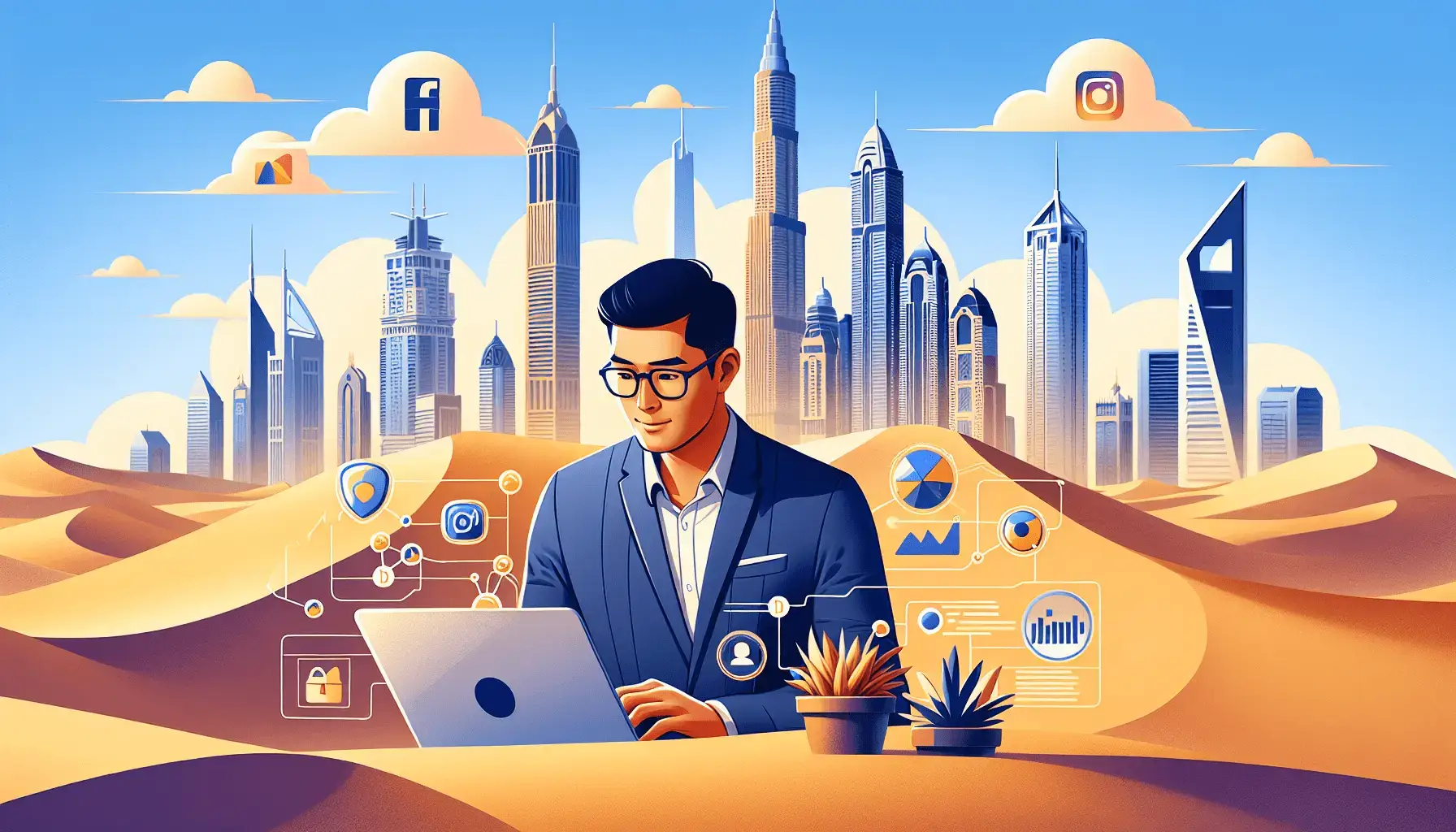 Продвижение бизнеса в Дубае и ОАЭ — маркетинг и привлечение клиентов 1 обложка для статьи про Как продвигать бизнес в Дубае: руководство для малого бизнеса