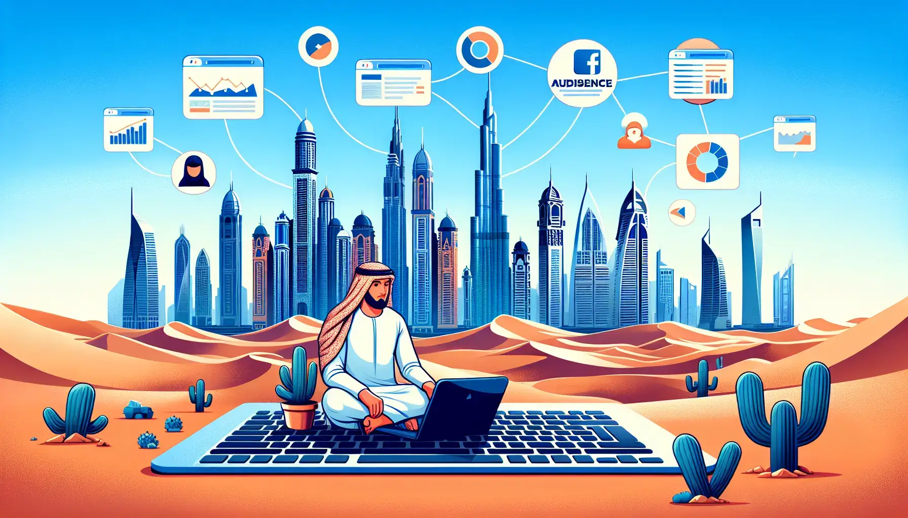 Как таргетированная реклама помогает агентствам корпоративов в Дубае 1 обложка для статьи про