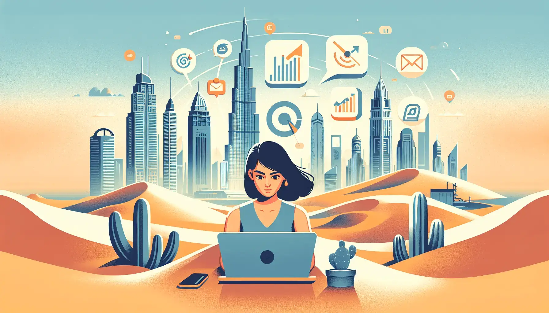 обложка для статьи про Оптимизация структуры niche магазина в Дубае: роль таргетолога