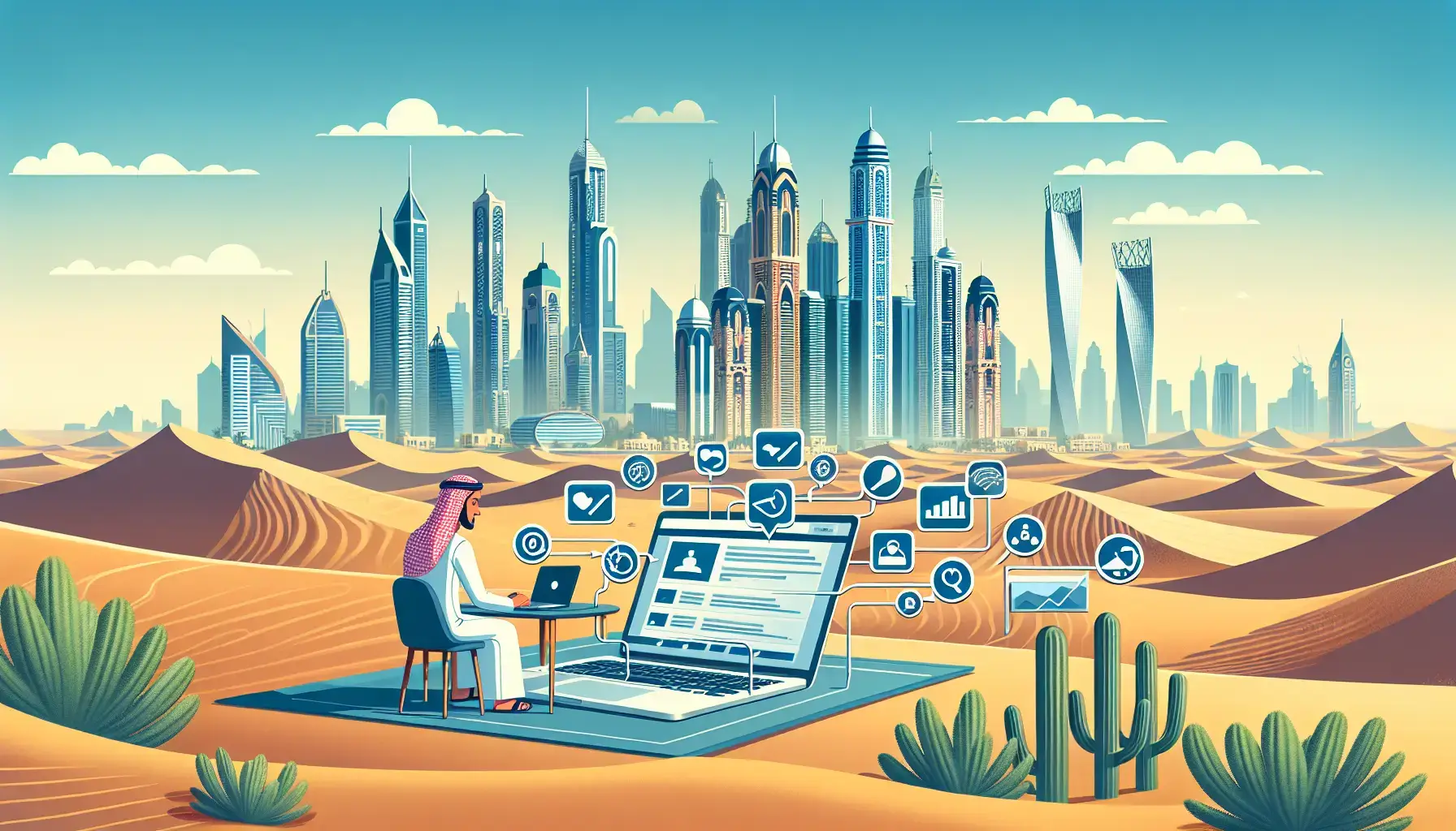 обложка для статьи про таргет в инстаграм абу-даби