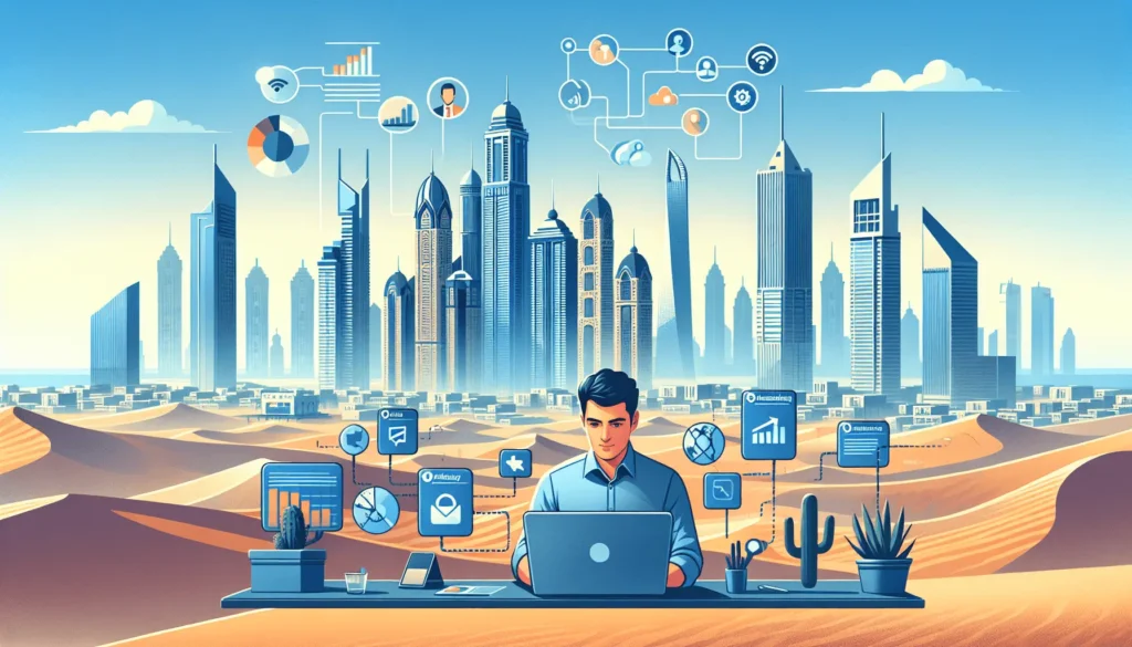 обложка для статьи про Как найти клиентов для ОАЭ: стратегии для успешного бизнеса