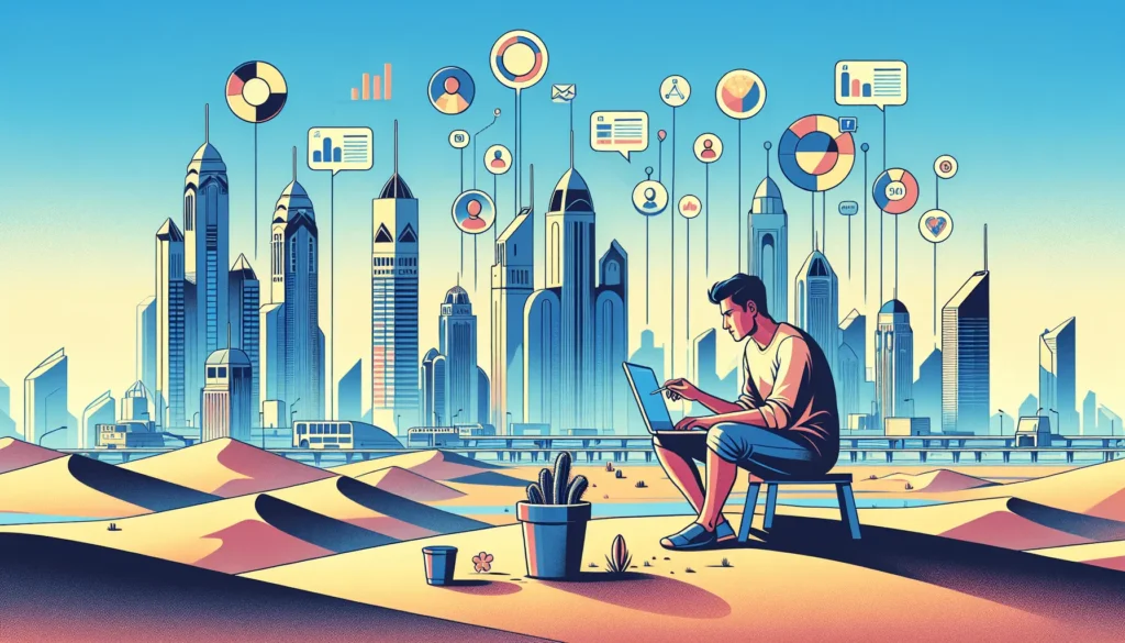 обложка для статьи про SEO продвижение в ОАЭ: Полное руководство для бизнеса