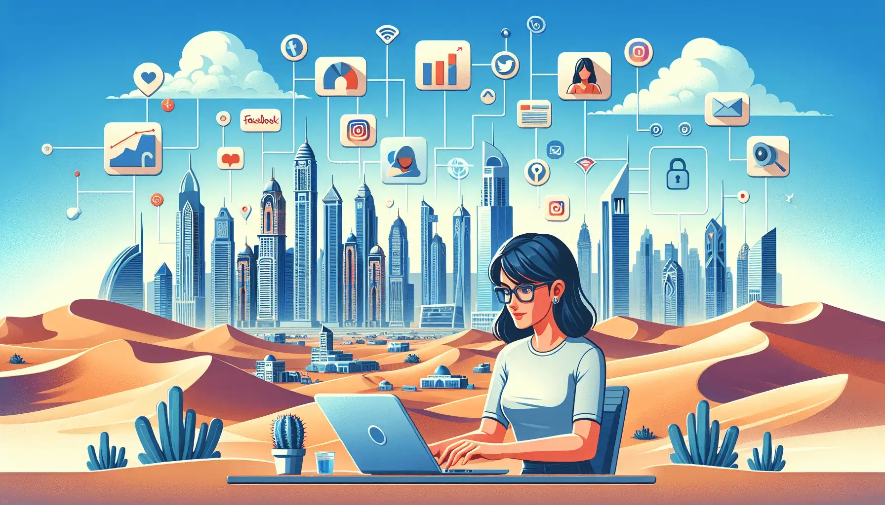 обложка для статьи про Маркетинговые каналы в ОАЭ: Как эффективно привлекать клиентов