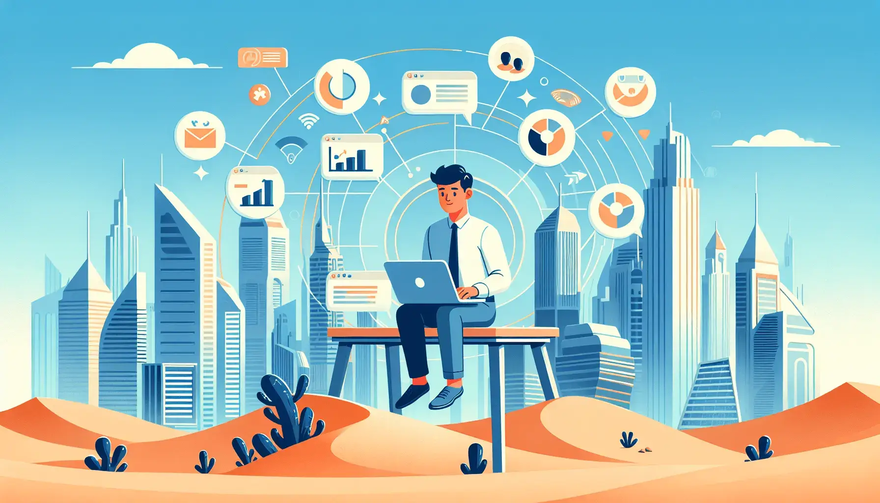 обложка для статьи про Эффективные методы таргетированной рекламы для организаторов туров в Дубае