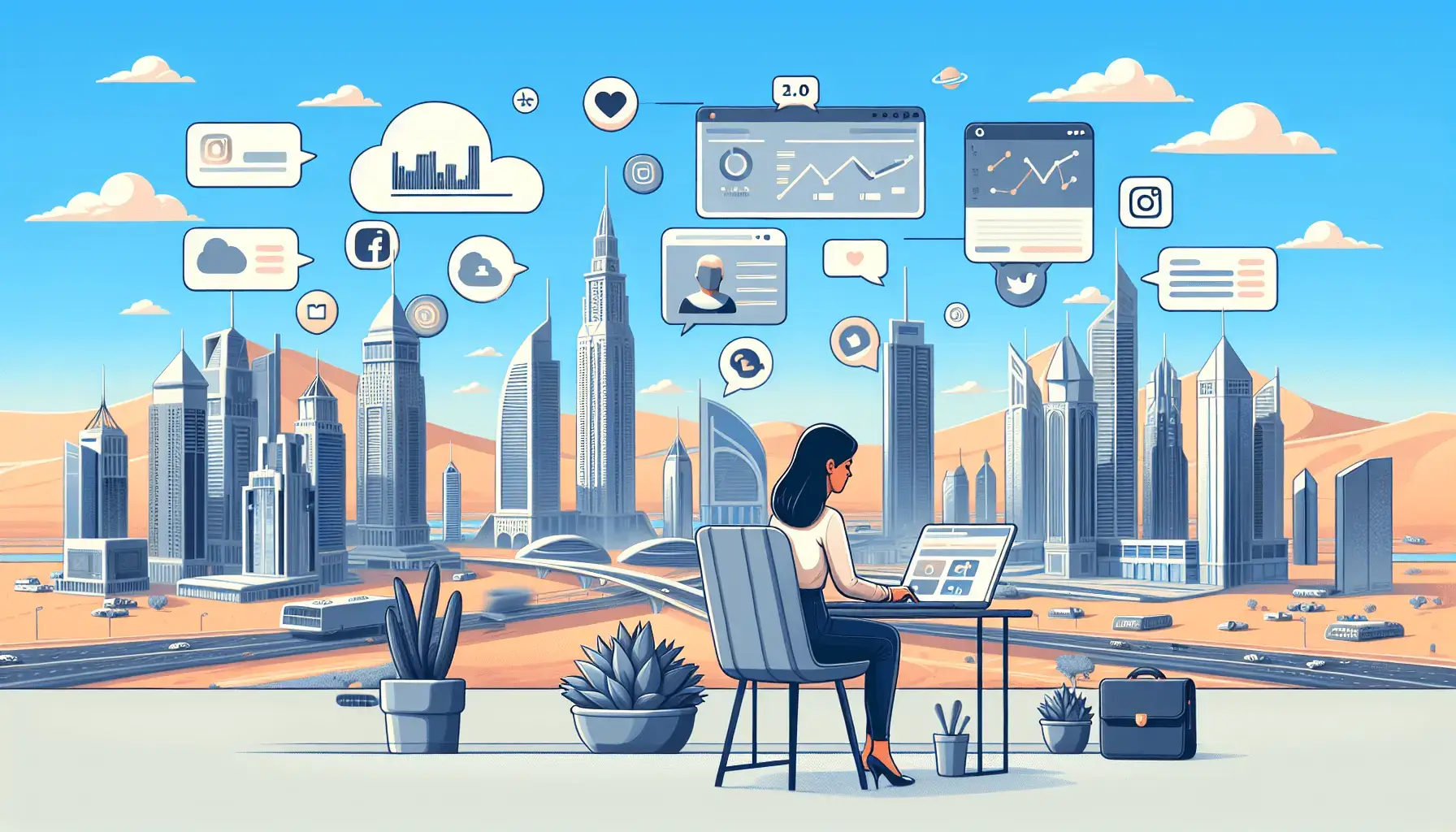 обложка для статьи про Как запустить успешную рекламную кампанию для онлайн-школ в Дубае