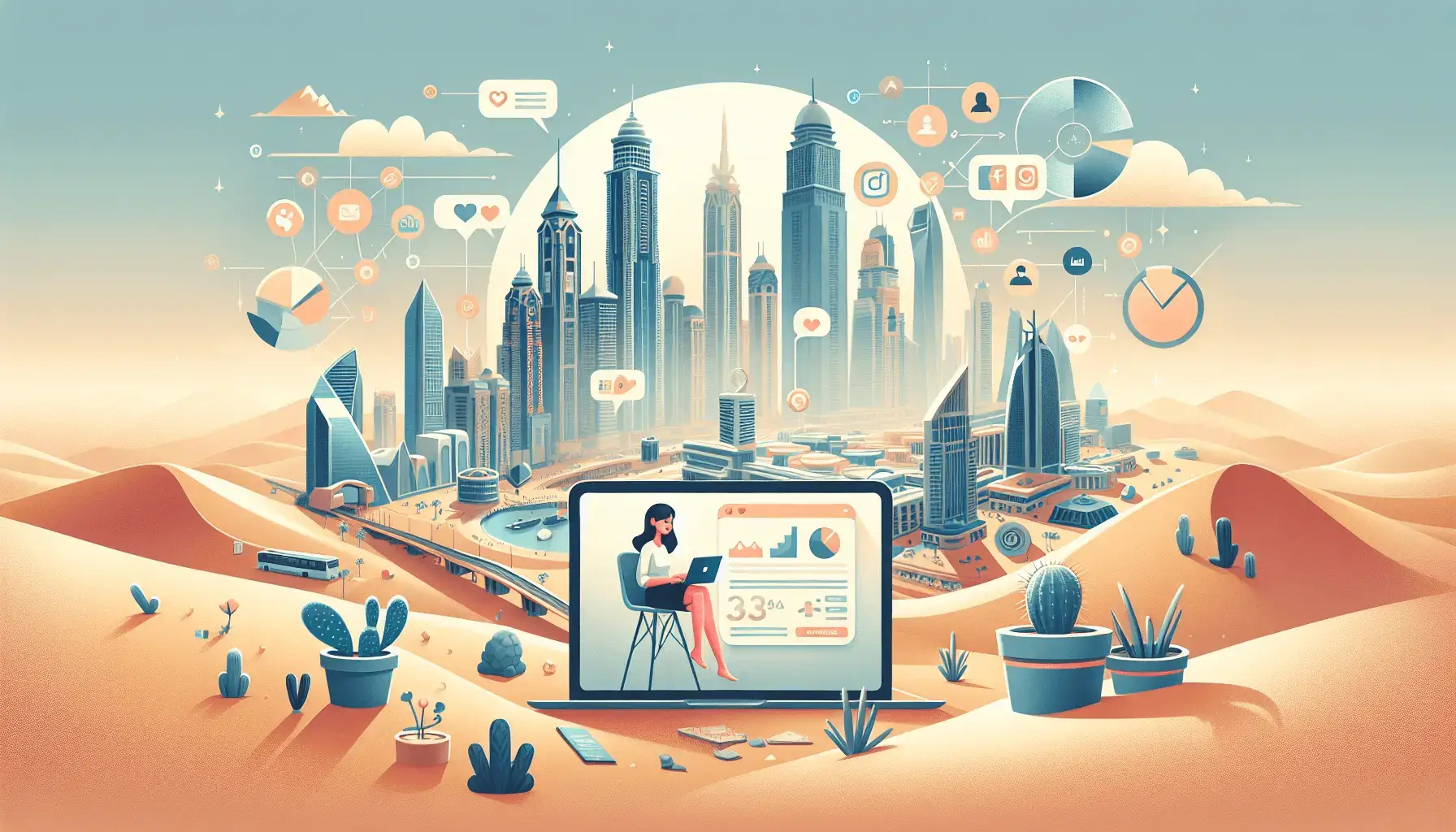 Креативы Instagram и Facebook в Дубае — примеры эффективной рекламы в ОАЭ 1 обложка для статьи про Креативы Instagram в Дубае: Эффективная реклама для бренда