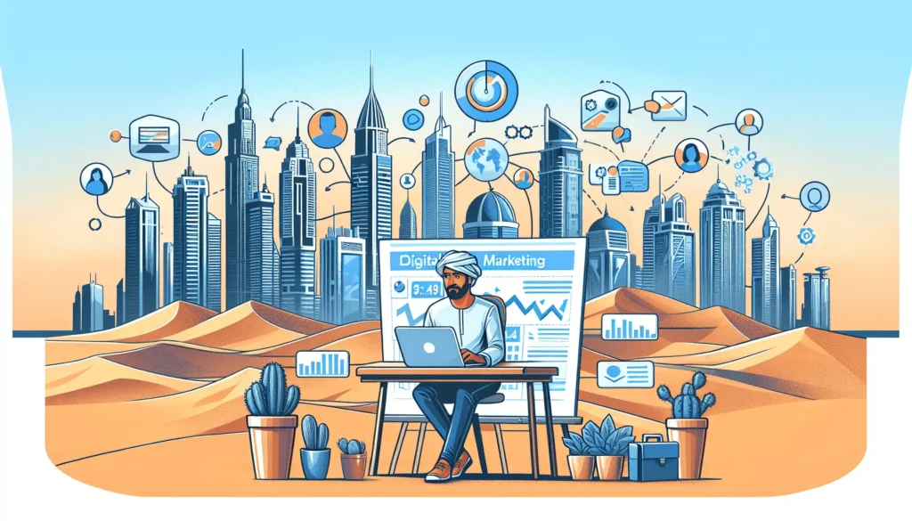 обложка для статьи про Российский бизнес в ОАЭ: Успешные маркетинговые стратегии в Дубае