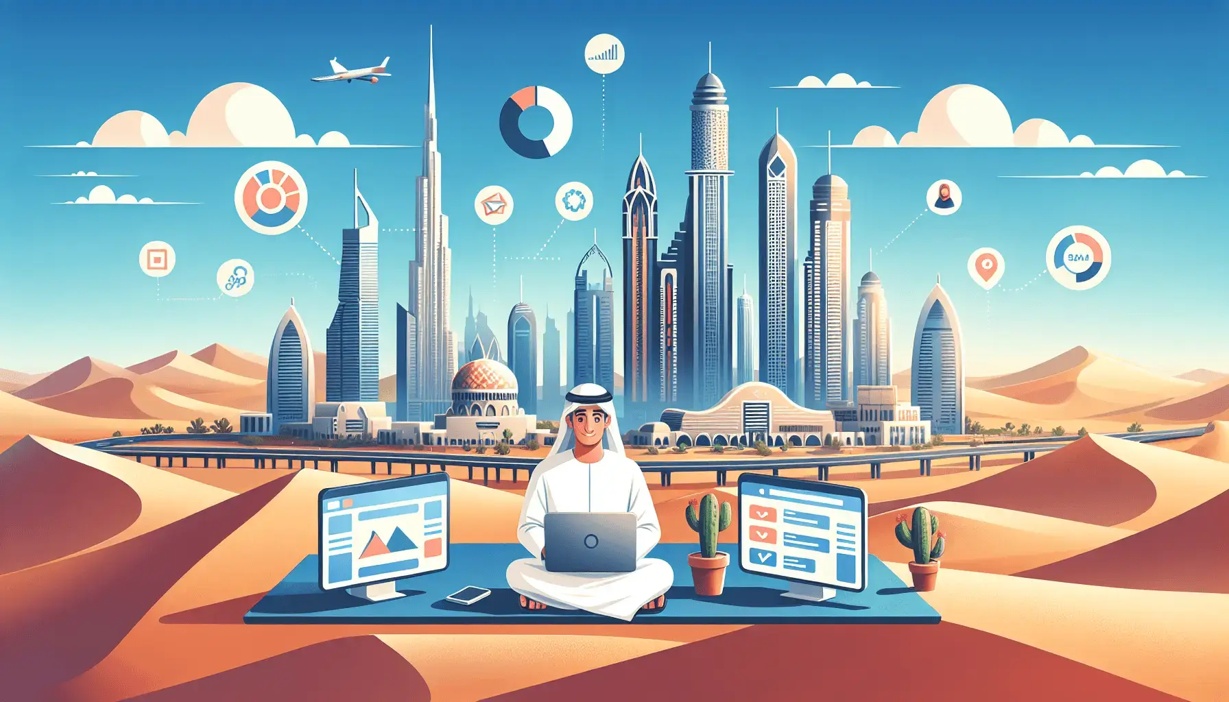 обложка для статьи про Реклама в ОАЭ: Эффективные стратегии для вашего бизнеса