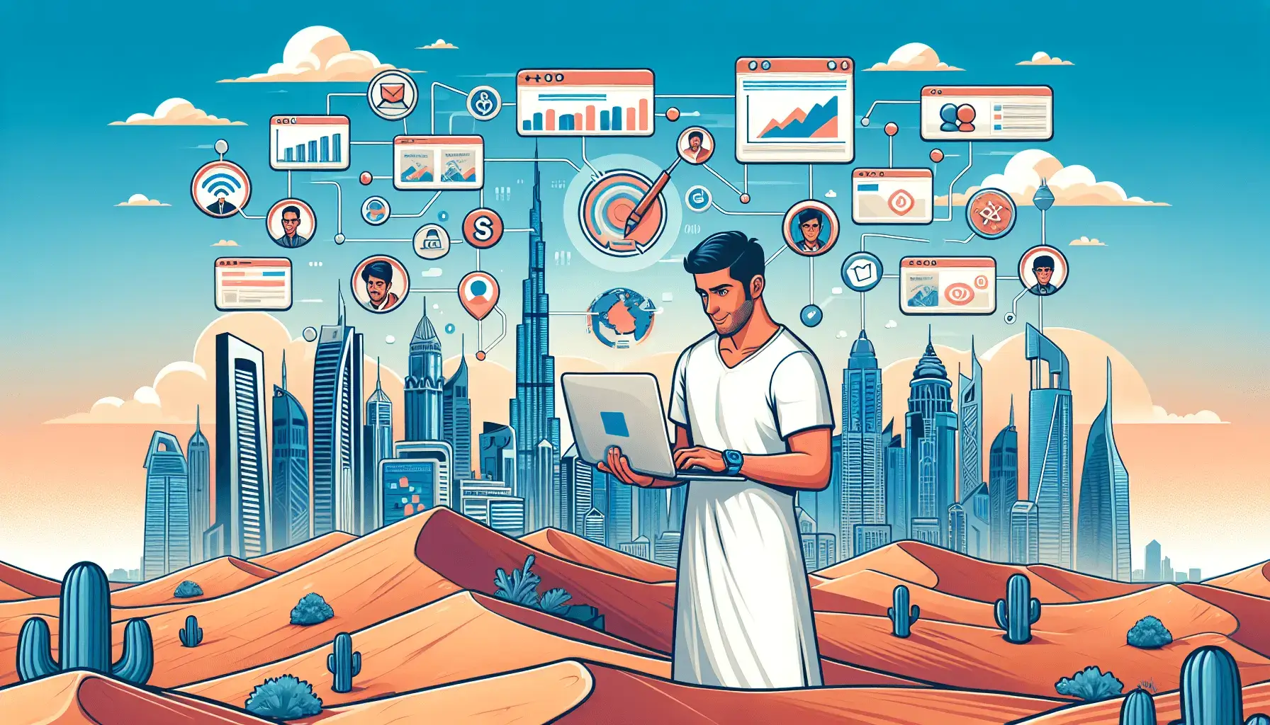 Targeted Ads for Small Business in Dubai: UAE Market Strategies 1 обложка для статьи про Как продавать через Инстаграм в Дубае: советы и подходы