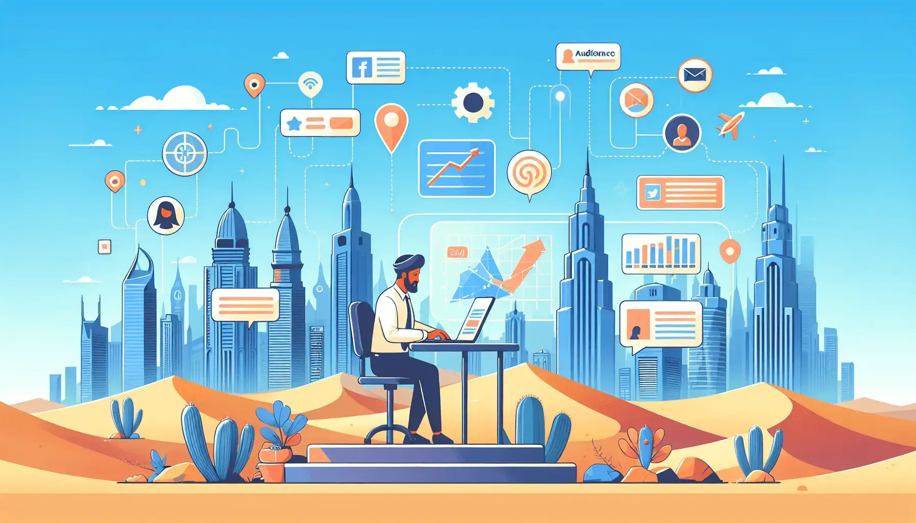 обложка для статьи про Стратегии привлечения клиентов для разработчиков приложений в Дубае