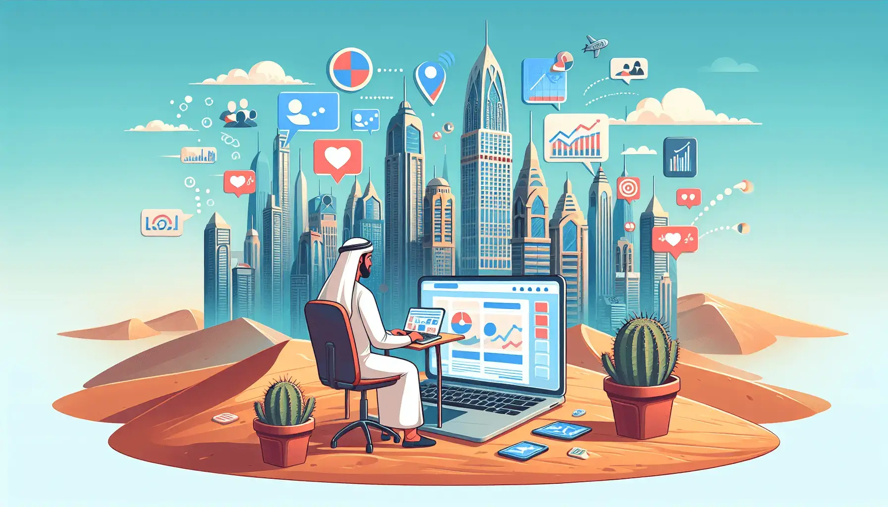 Таргет Маркетолог в Дубае: Привлечение Клиентов в ОАЭ 1 обложка для статьи про Таргет Маркетолог в Дубае: Привлечение Клиентов в ОАЭ