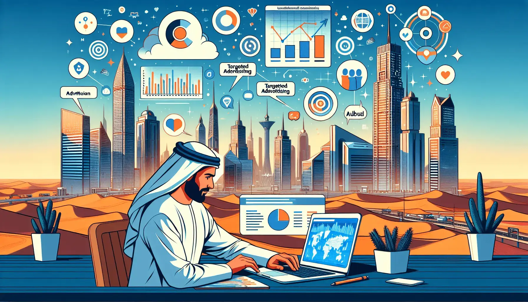 обложка для статьи про Как купить рекламу в Дубае: Полное руководство для бизнеса