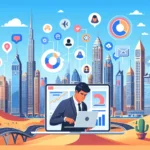 обложка для статьи про SMM для туристического агентства в Дубае: Привлечение туристов через соцсети