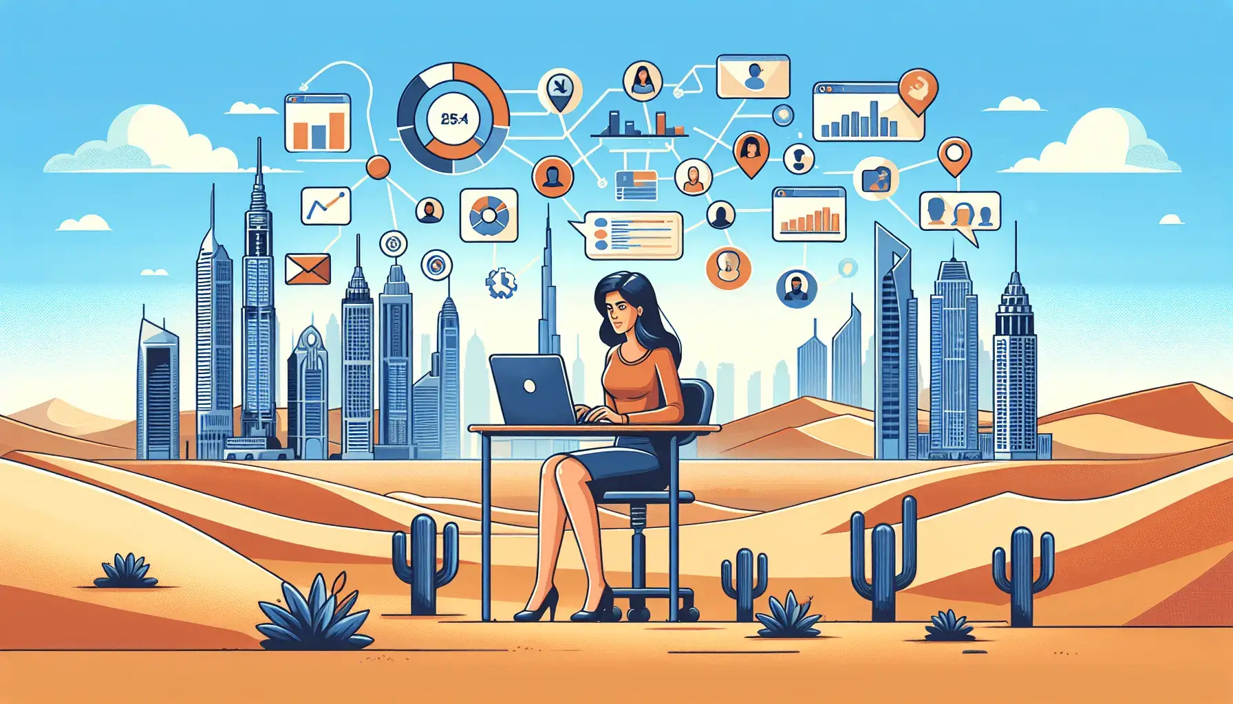 обложка для статьи про Реклама нового бизнеса в Дубае: стратегии и советы для стартапов