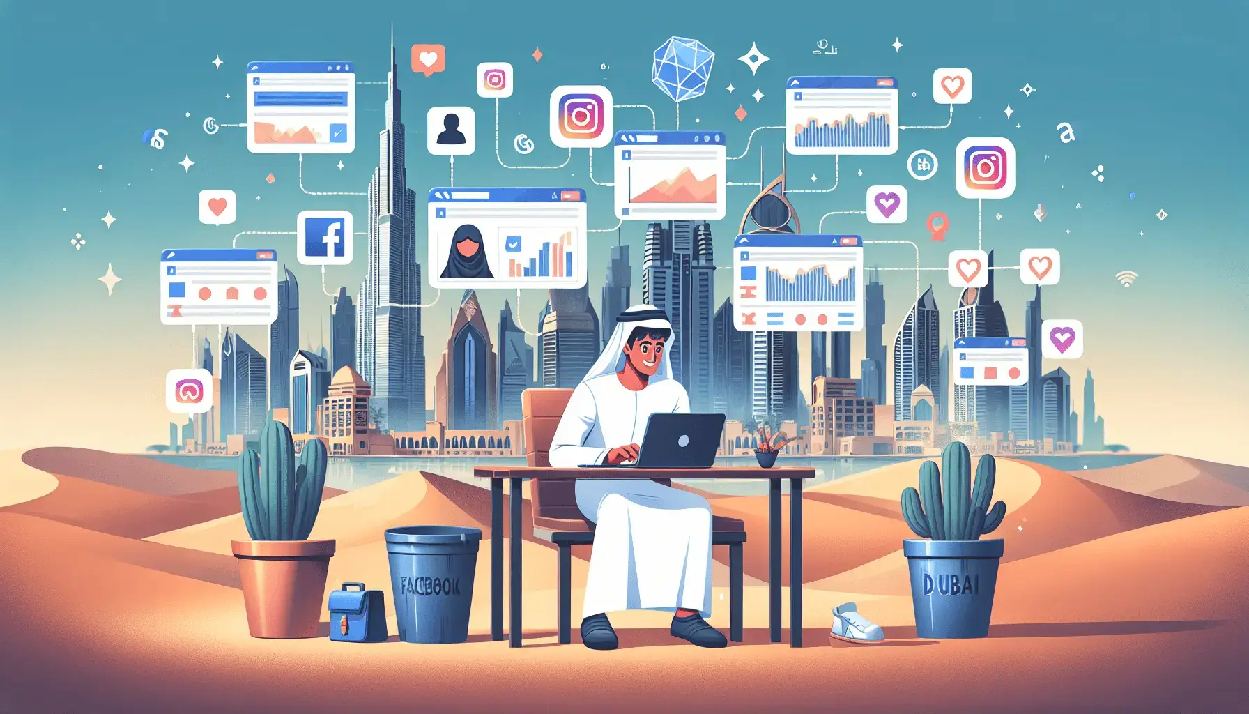 обложка для статьи про СММ в ОАЭ: Эффективные стратегии для продвижения бизнеса
