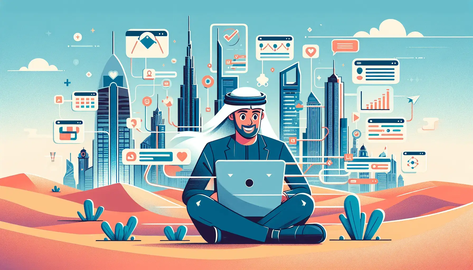 How to Choose Targeting Specialist Who Won't Burn Your Facebook and Instagram Budget in Dubai 1 обложка для статьи про Как выбрать таргетолога в Дубае: практические рекомендации