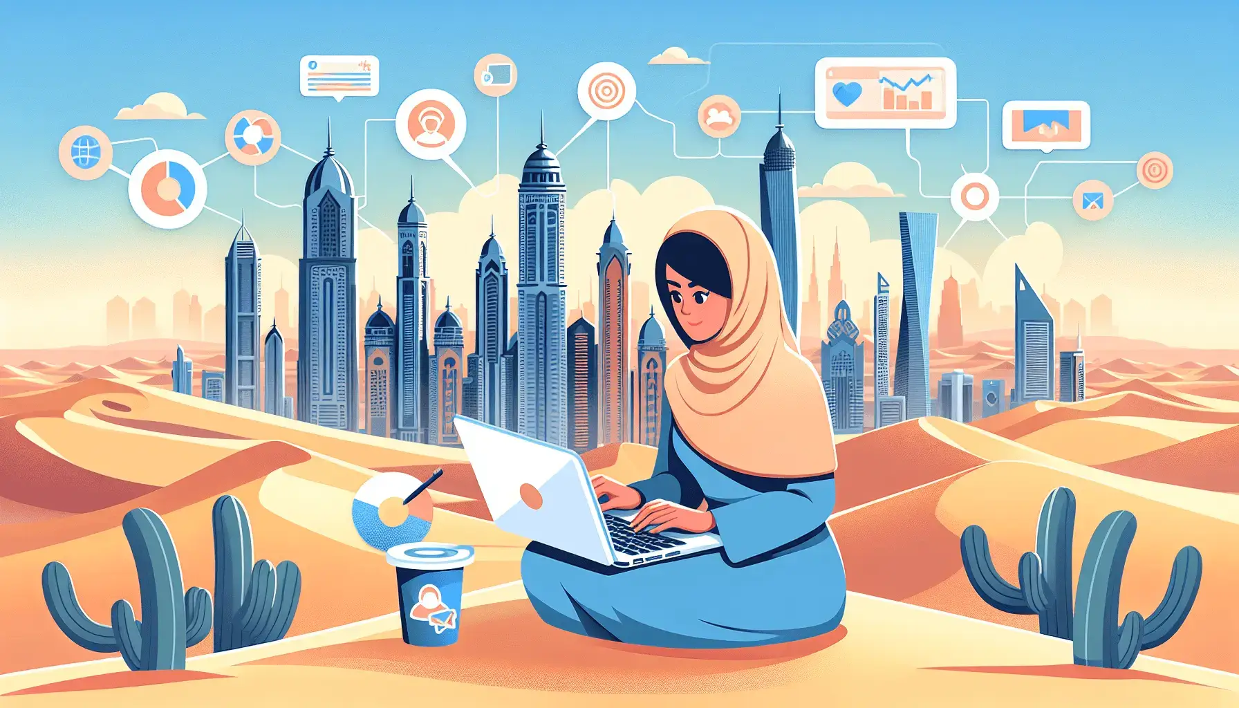 обложка для статьи про Успешная реклама в ОАЭ: стратегии для достижения успеха