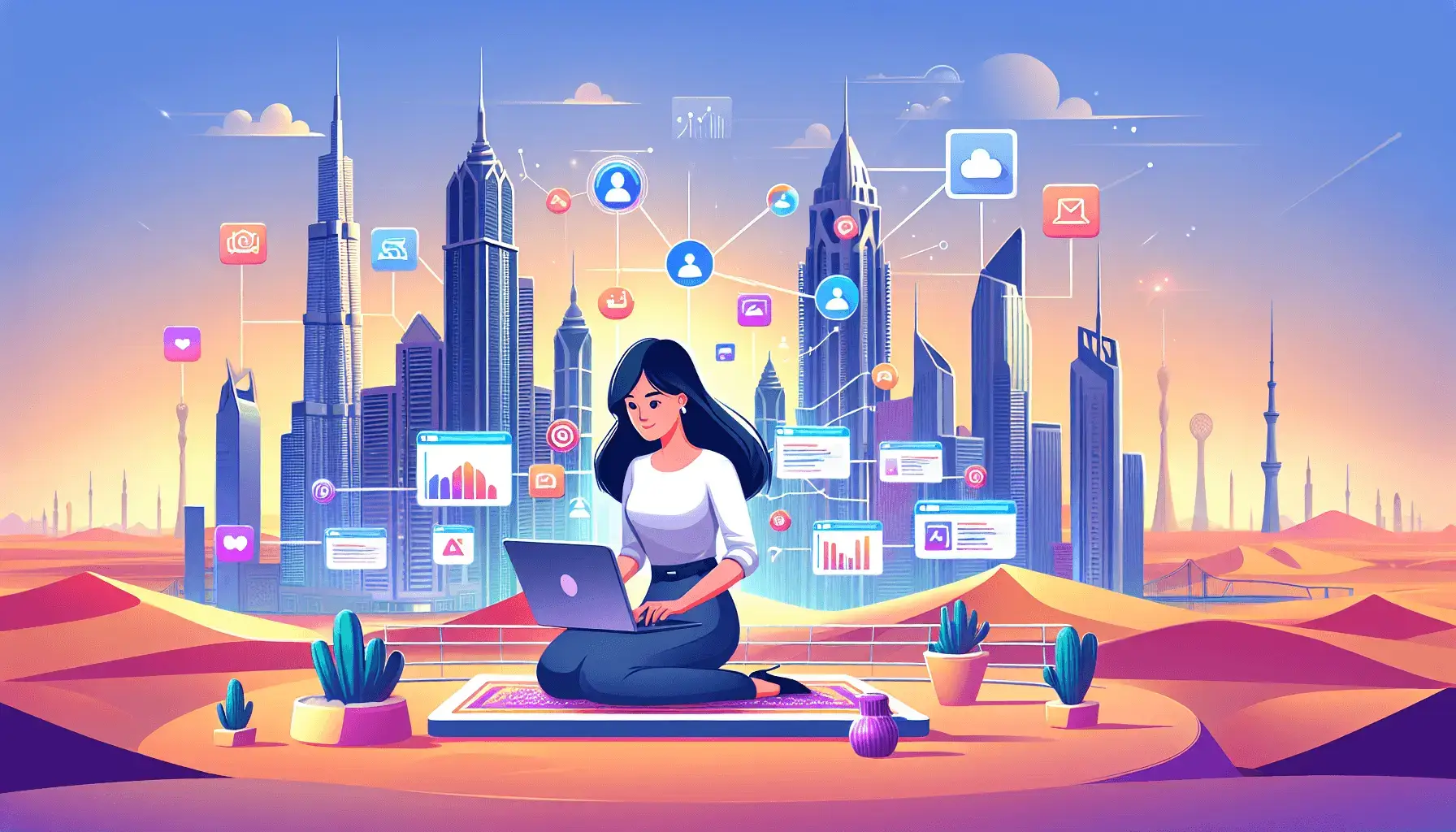 обложка для статьи про Креативы для Фейсбук в Дубае: Как Создать Эффективную Рекламу