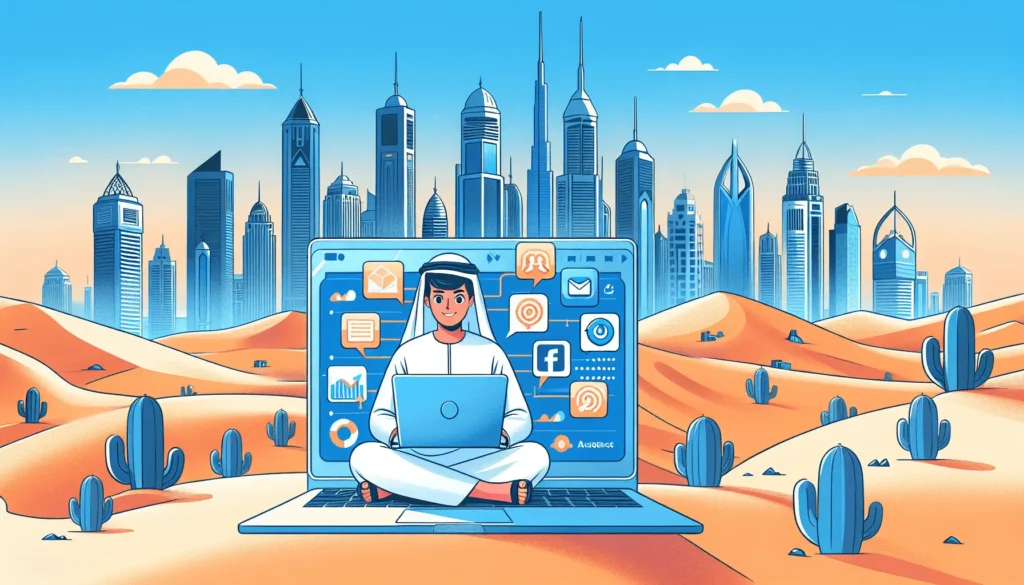 обложка для статьи про Facebook Ads для автосервисов в Дубае: привлечение клиентов