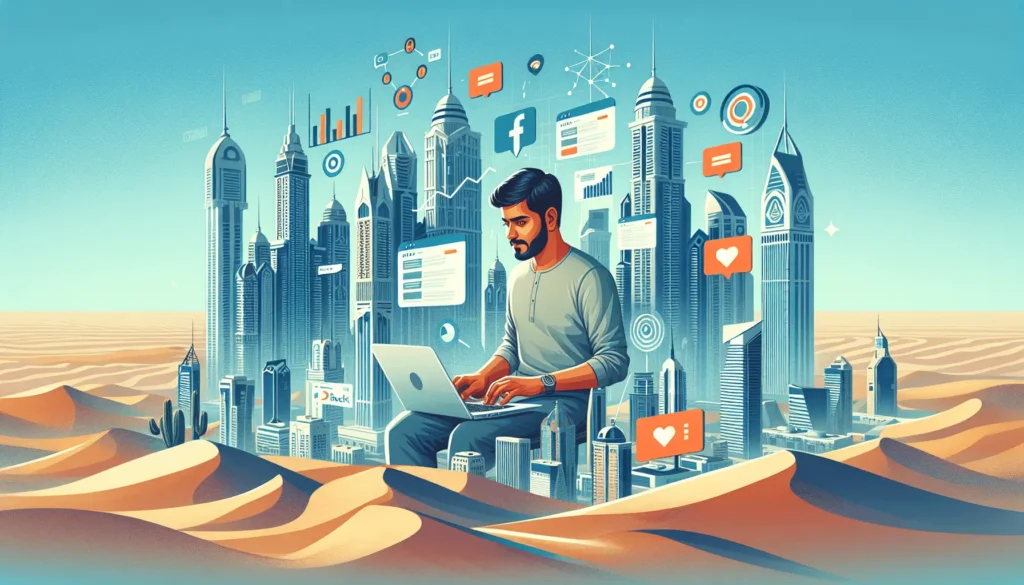 обложка для статьи про Как запустить Facebook Ads для ди-джеев в Дубае