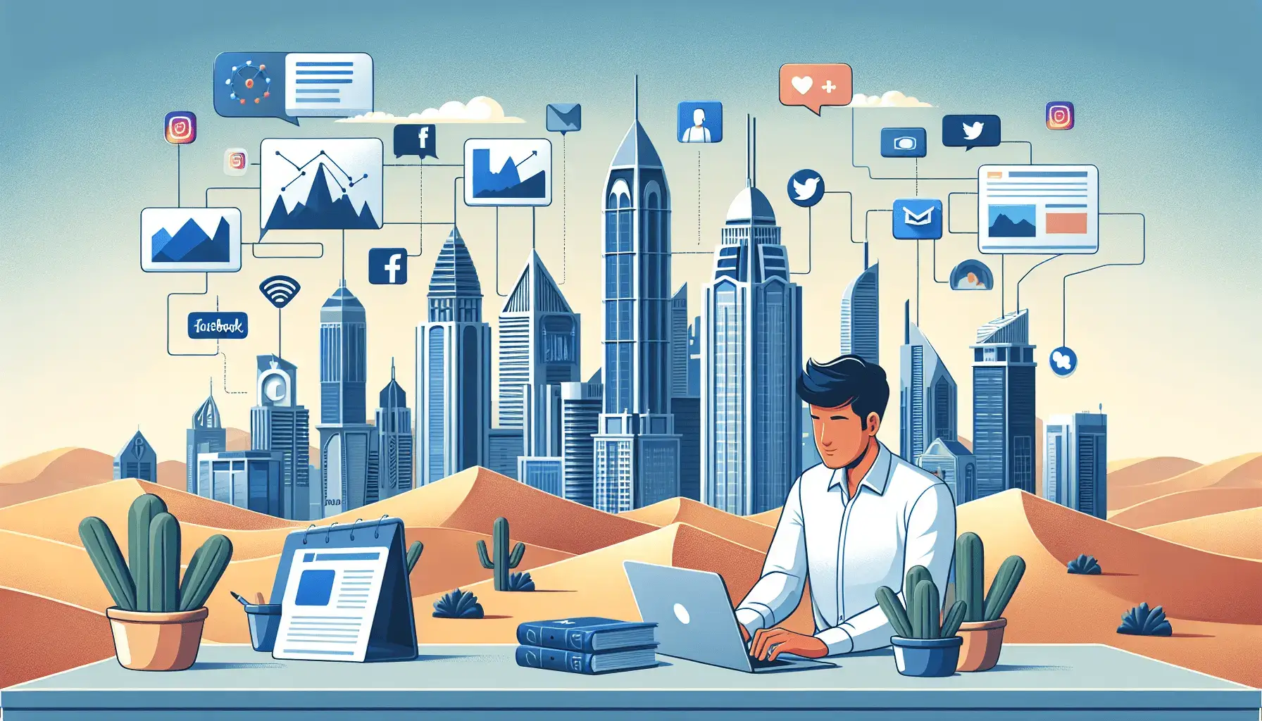 обложка для статьи про Эффективные стратегии SMM для владельцев SaaS-сервисов в Дубае