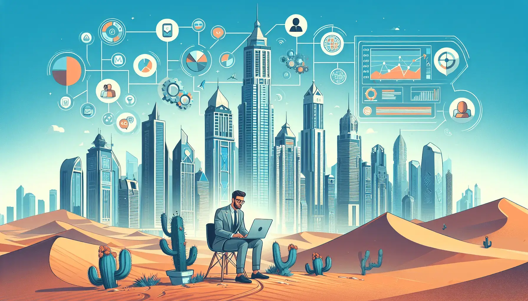 обложка для статьи про Автоматизация воронки в Дубае: Эффективные стратегии для бизнеса