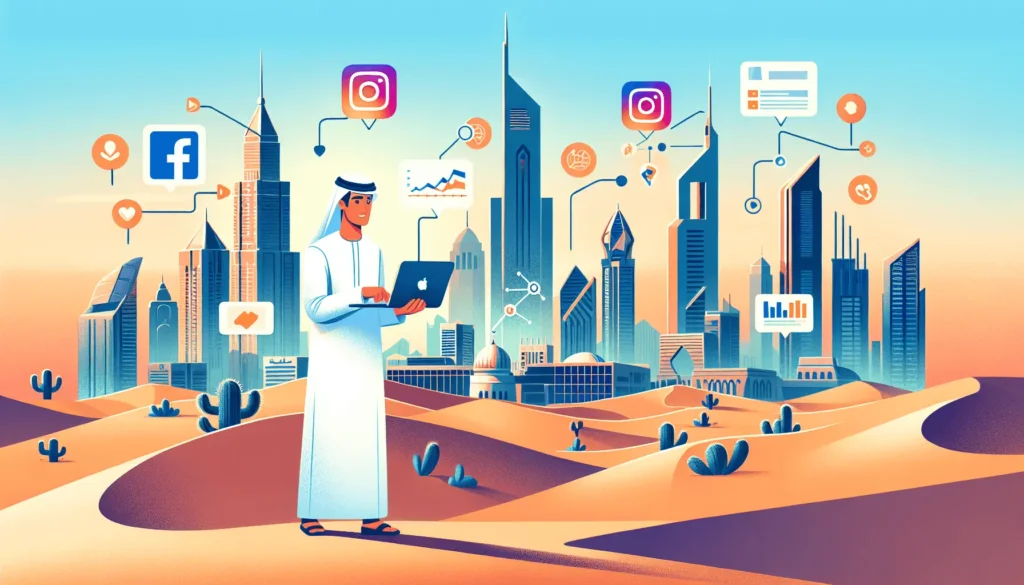 обложка для статьи про Успешная реклама в ОАЭ: стратегии и примеры для вашего бизнеса