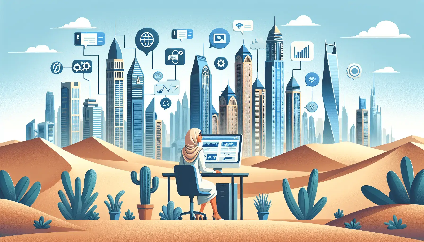 обложка для статьи про Эффективные стратегии контекстной рекламы для бизнеса в Дубае