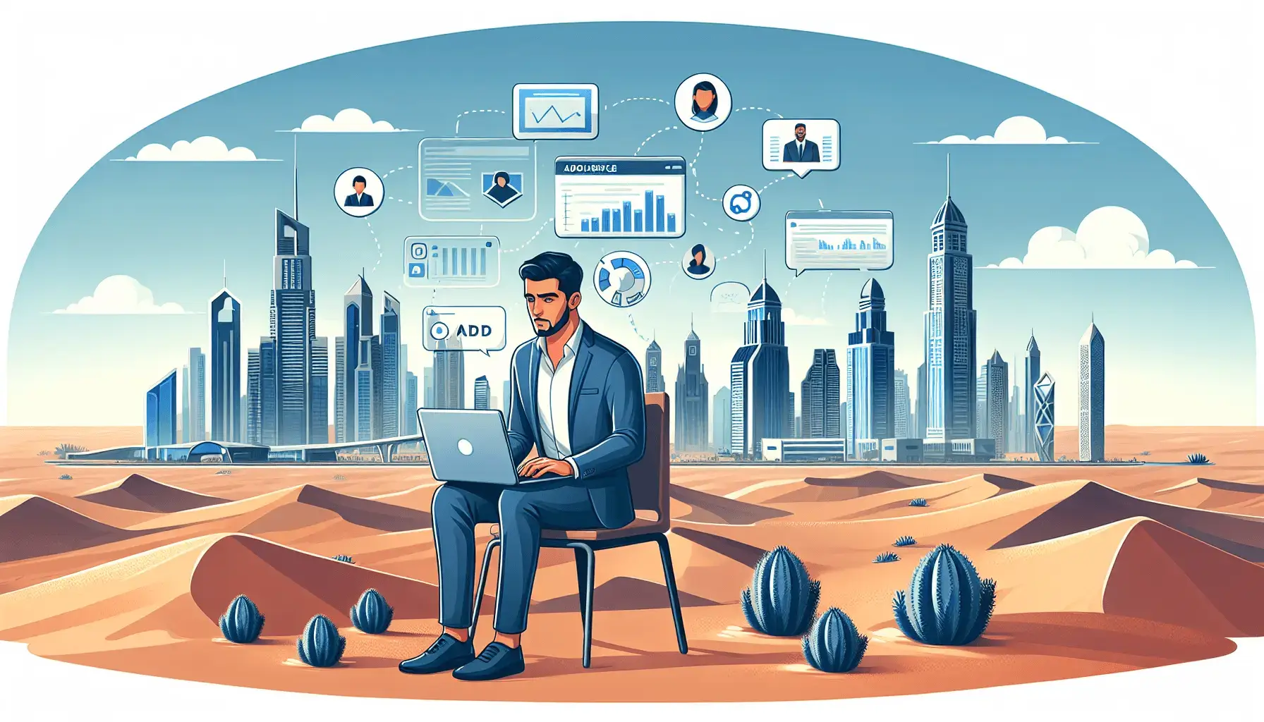 обложка для статьи про SMM для клининговых компаний в Дубае: эффективные стратегии продвижения