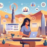 обложка для статьи про SMM для финансовых консультантов в Дубае: привлечение клиентов через соцсети