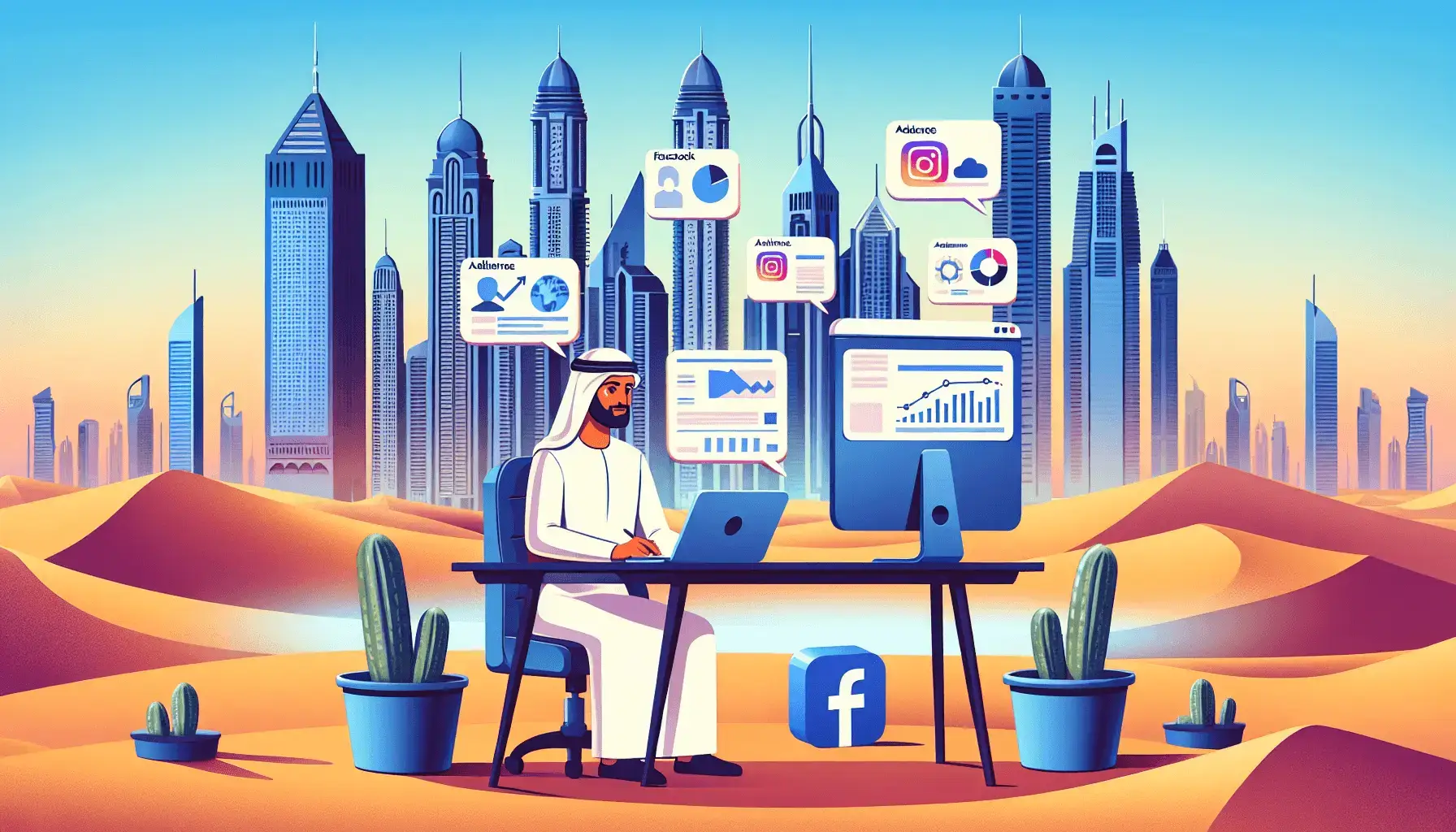 Cost of Running Targeted Advertising in Dubai: Budgets, Prices and Planning in the UAE 1 обложка для статьи про