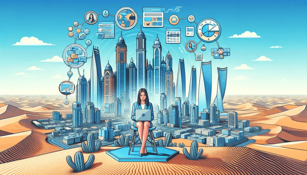 التسويق المستهدف في دبي والإمارات: استراتيجيات فعالة لنمو أعمالك 9 обложка для статьи про Как запустить эффективную таргетированную рекламу в ОАЭ