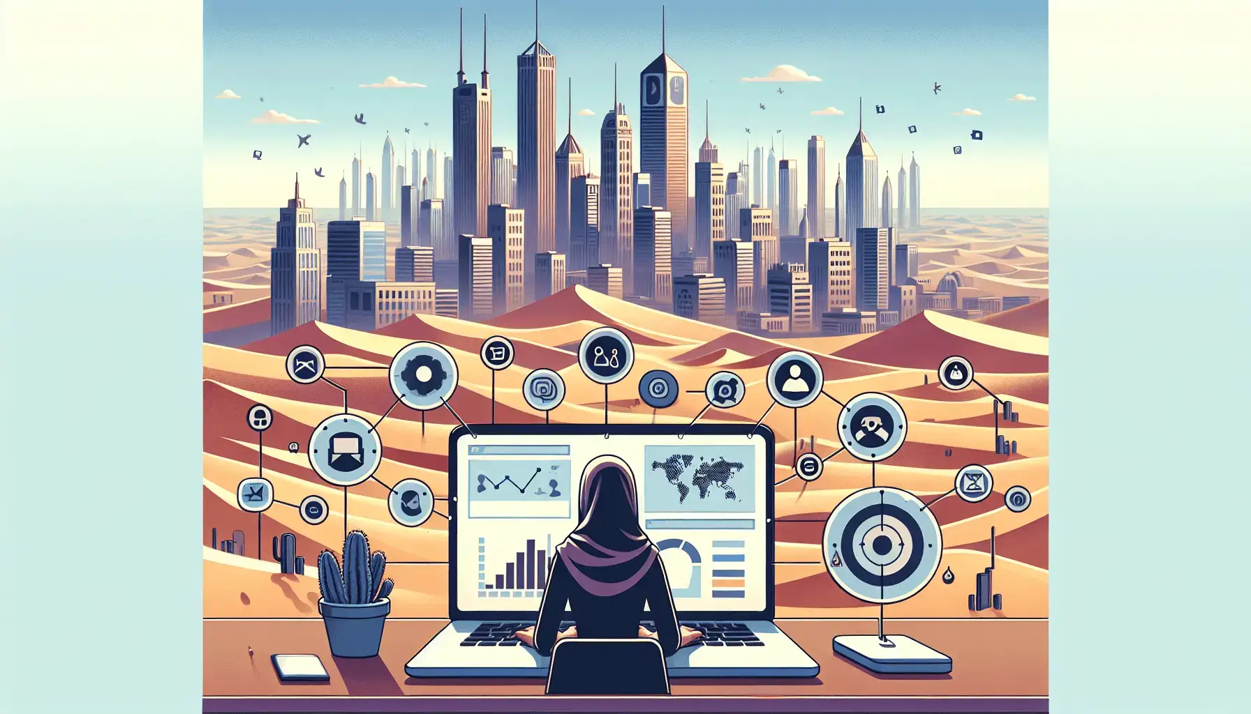 обложка для статьи про Увеличение продаж интернет-магазина в Дубае: стратегии и советы