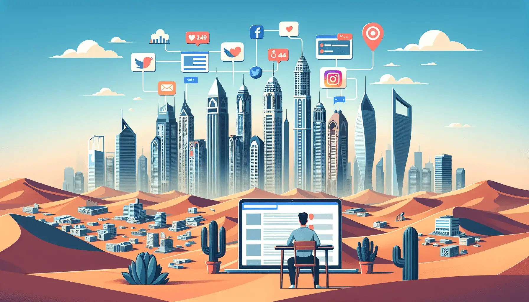 обложка для статьи про Контекстная реклама в ОАЭ: Успех малых бизнесов в digital-мире