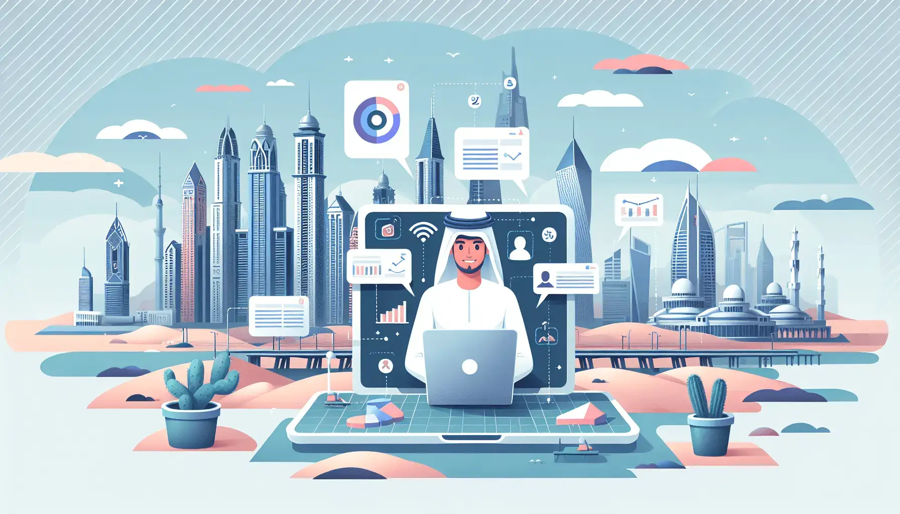 обложка для статьи про Размещение и оплата рекламы из России в ОАЭ: советы и правила