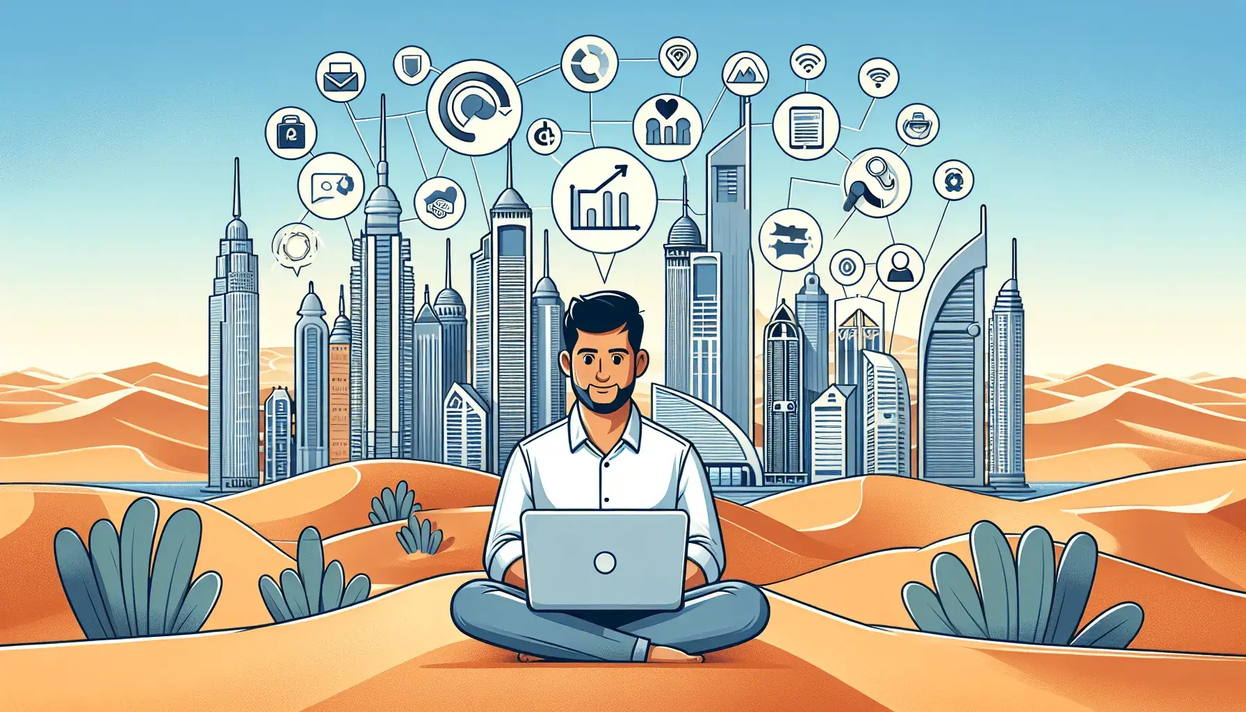 обложка для статьи про SEO Продвижение в Дубае: Стратегии и Важность для Бизнеса