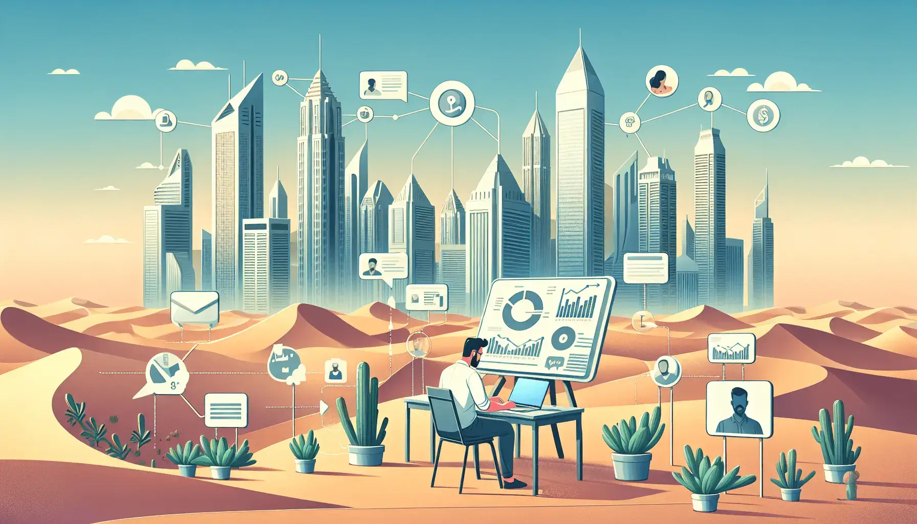 обложка для статьи про SMM для копирайтеров в Дубае: стратегии и инструменты успеха