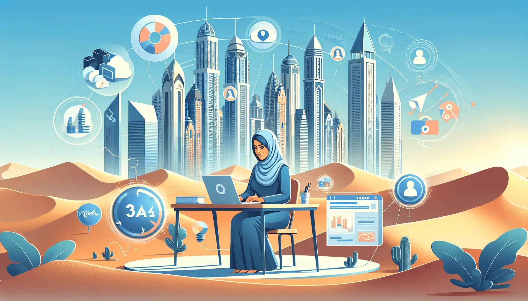 обложка для статьи про Эффективные стратегии рекламы сайта в Дубае для бизнеса