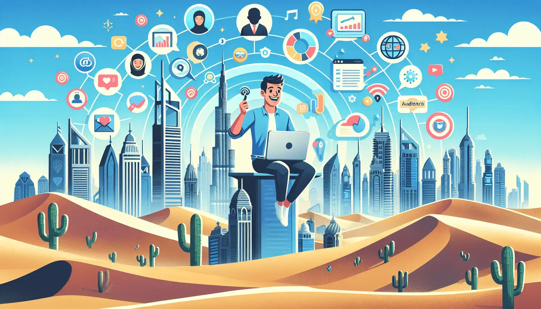 обложка для статьи про YouTube маркетинг в Дубае: видео реклама для вашего бизнеса