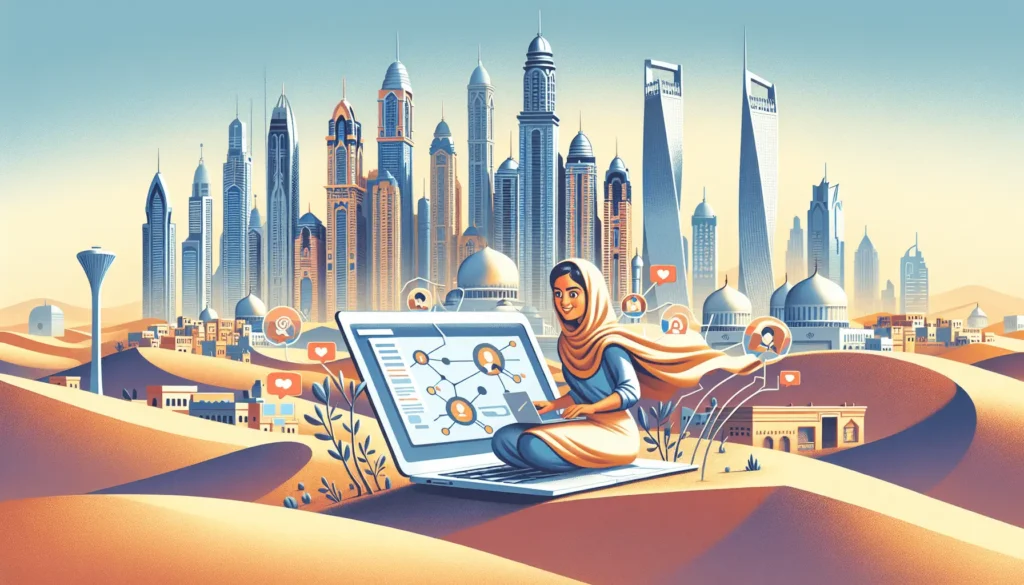 обложка для статьи про Агентство по созданию контента в Дубае: Адаптация UGC для арабов
