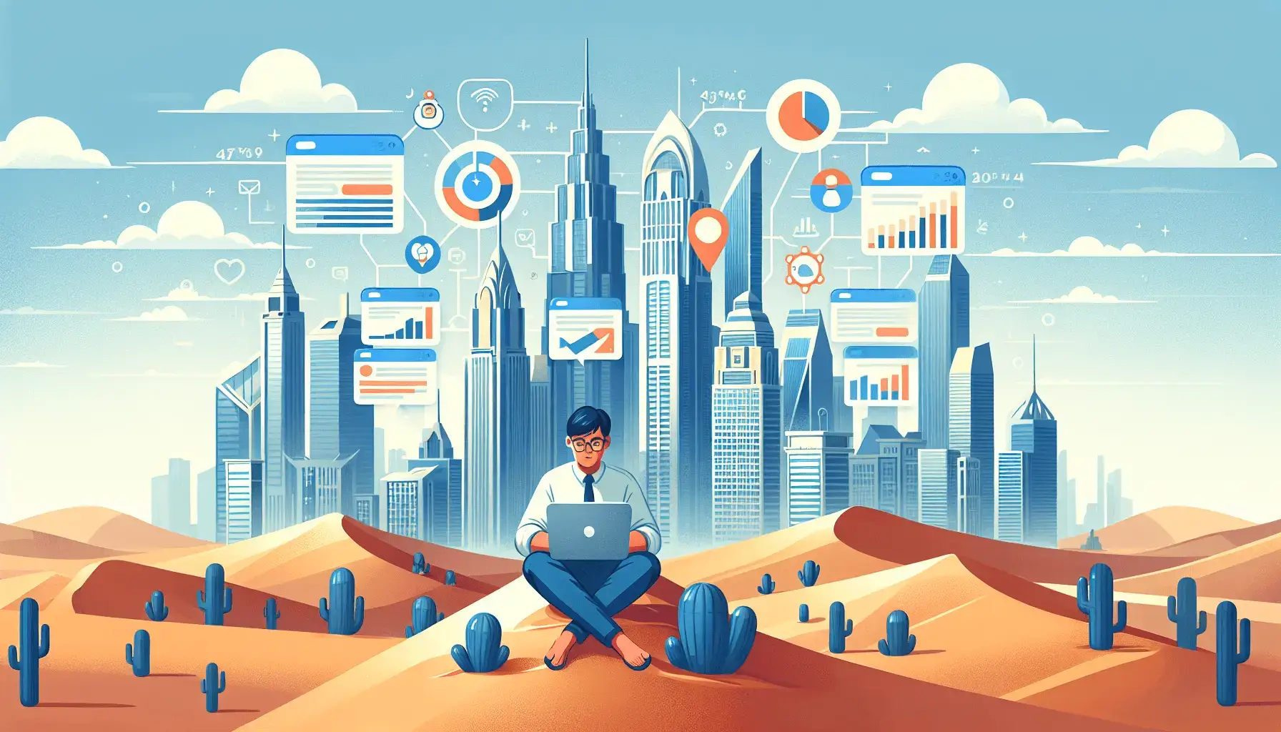 CRM и LinkedIn в Дубае: Оптимизация управления лидами 1 обложка для статьи про CRM и LinkedIn в Дубае: Оптимизация управления лидами