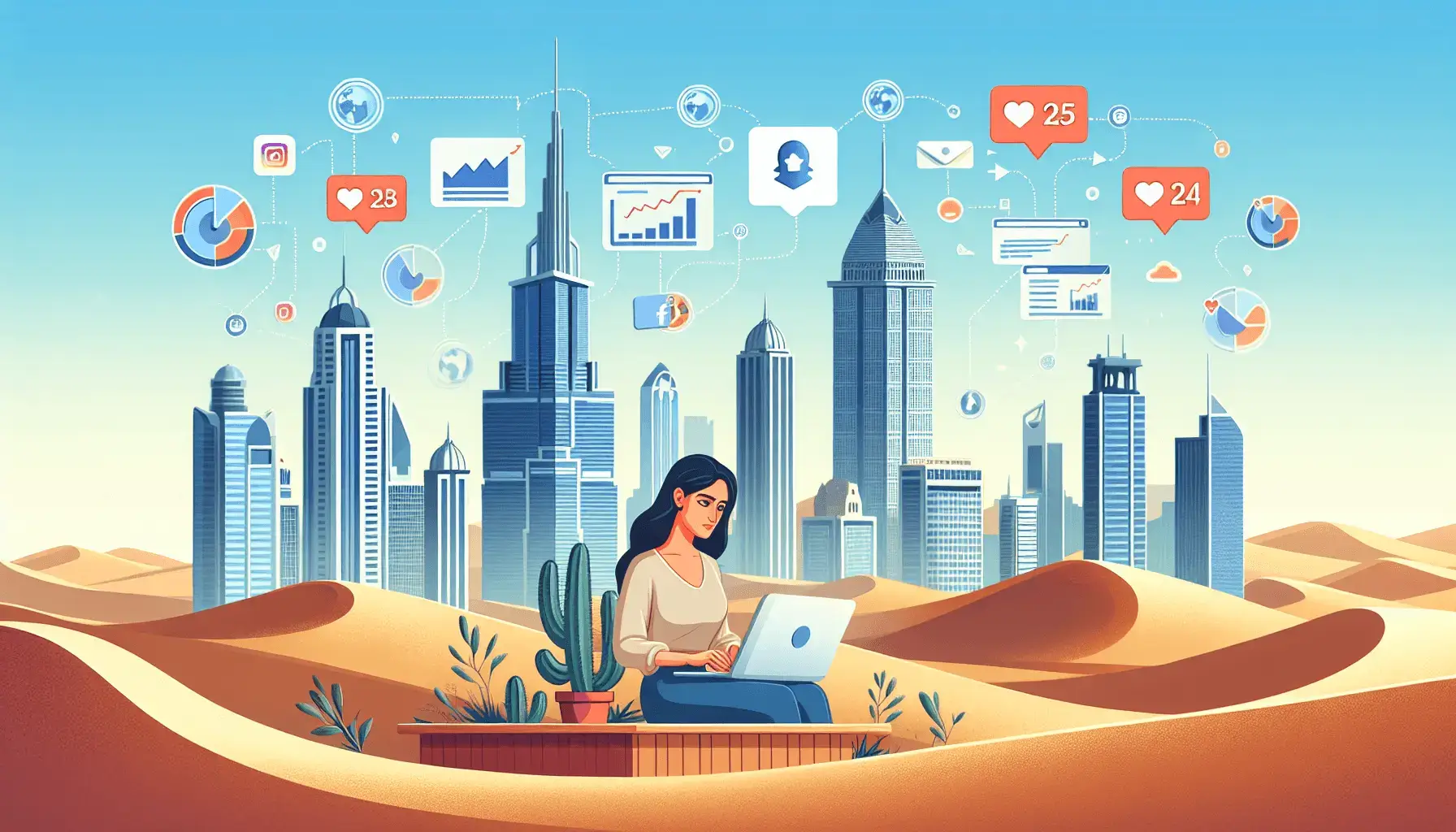 Эффективное продвижение кардиологических услуг через Facebook Ads в Дубае 1 обложка для статьи про Эффективное продвижение кардиологических услуг через Facebook Ads в Дубае