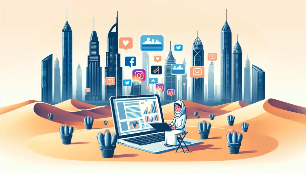 обложка для статьи про Запуск рекламы в Instagram и Facebook в ОАЭ: пошаговая инструкция