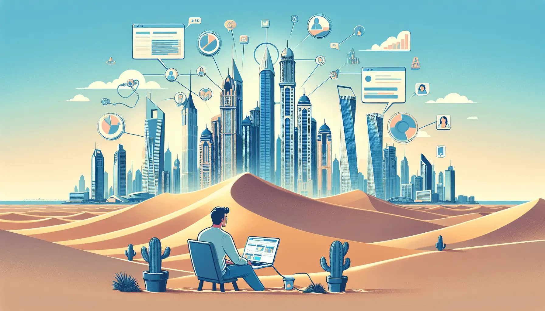 обложка для статьи про Как таргетированная реклама помогает инженерам в Дубае