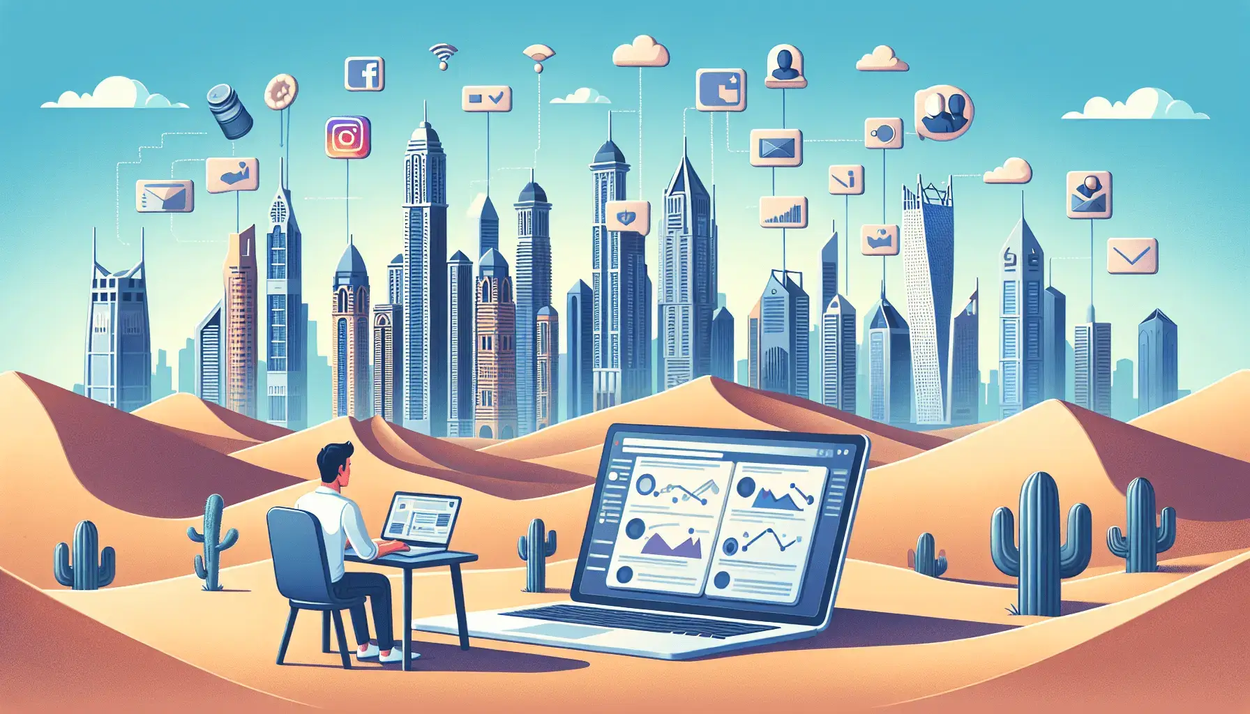 обложка для статьи про Как запустить Facebook Ads для свадебных организаторов в Дубае