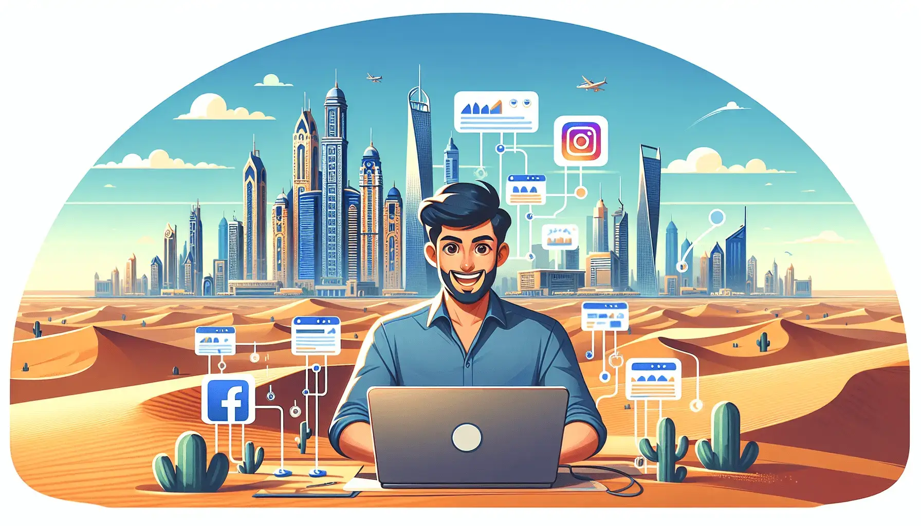 SMM специалист по рекламе в Дубае: как выбрать и не ошибиться 1 обложка для статьи про SMM Специалист по Рекламе в Дубае: Как Найти Лучшего Профессионала