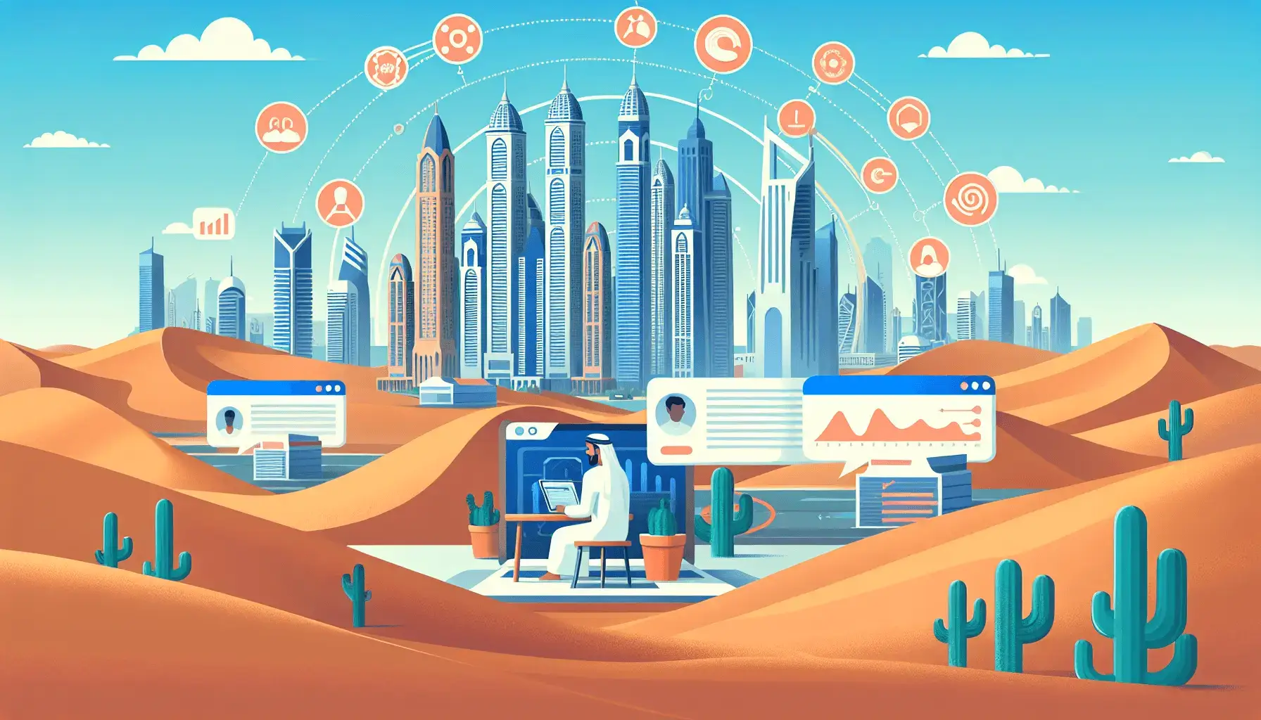 обложка для статьи про Таргетированная реклама в Instagram для журналистов в Дубае